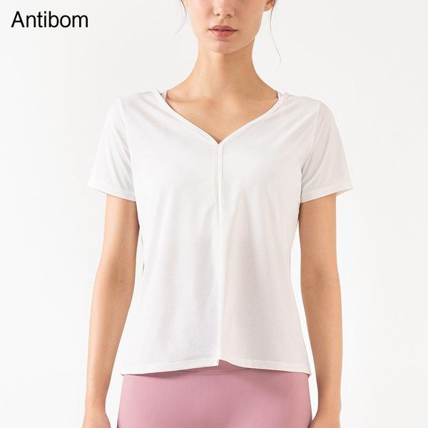 yoga outfit antibom v-neck woman t-shirts fitness gym breathable loose short sleeve shirt running training soft nylon fabric sports top
yoga outfit antibom v-neck woman t-shirts fitness gym breathable loose short sleeve shirt running training soft nylon fabric sports top