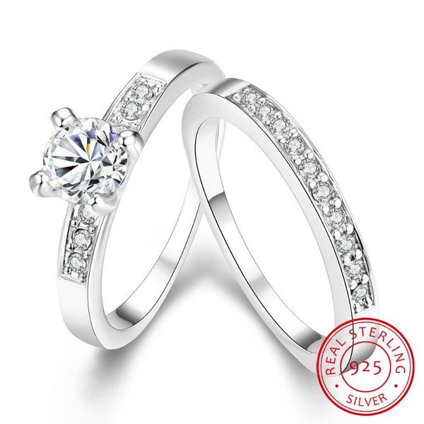100% real 925 silver rings for women simple double stackable fine jewelry bridal sets ring wedding engagement accessory cluster, Golden;silver
100% real 925 silver rings for women simple double stackable fine jewelry bridal sets ring wedding engagement accessory cluster, Golden;silver