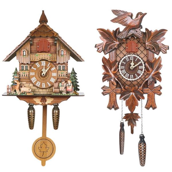 wall clocks 1pc forest house retro quart chime alarm clock cuckoo wooden handcraft home decor for living room bedroom study
wall clocks 1pc forest house retro quart chime alarm clock cuckoo wooden handcraft home decor for living room bedroom study