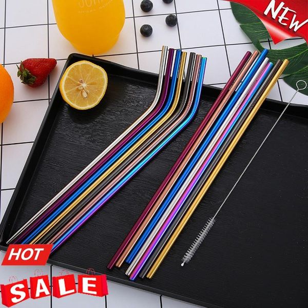 drinking straws eco friendly 304 stainless steel reusable beer cocktail straw coffee 241-8mm
drinking straws eco friendly 304 stainless steel reusable beer cocktail straw coffee 241-8mm