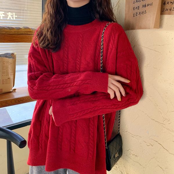 women sweater fashion casual round neck high-quality long sleeve sweater, White;black
women sweater fashion casual round neck high-quality long sleeve sweater, White;black