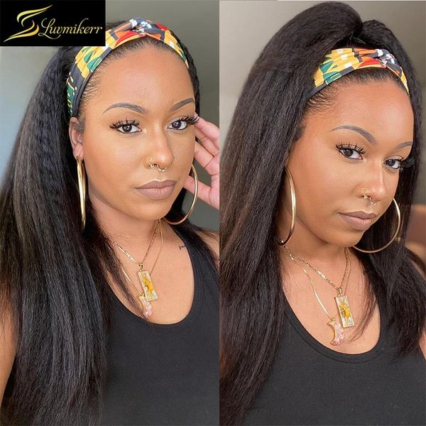 lace wigs yaki straight headband wig natural color glueless full machine made beginner friendly no human hair for women, Black;brown
lace wigs yaki straight headband wig natural color glueless full machine made beginner friendly no human hair for women, Black;brown