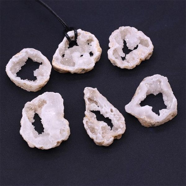 exquisite natural stone pendant necklace agate crystal cluster section necklaces jewelry accessories handmade man woman ornaments, Silver
exquisite natural stone pendant necklace agate crystal cluster section necklaces jewelry accessories handmade man woman ornaments, Silver