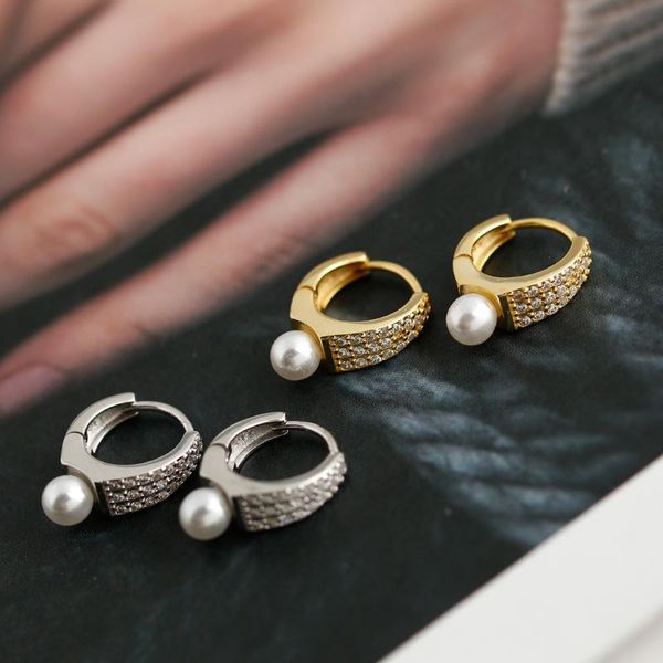 hoop & huggie ventfille 925 sterling silver round micro-set zircon earrings for women fashion retro jewelry lover gift wholesale, Golden;silver
hoop & huggie ventfille 925 sterling silver round micro-set zircon earrings for women fashion retro jewelry lover gift wholesale, Golden;silver