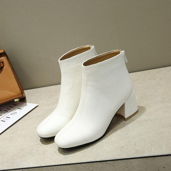 boots xjrhxjr brand 2021 ankle pu leather women shoes square toe thick high heel short chunky dress pumps, Black
boots xjrhxjr brand 2021 ankle pu leather women shoes square toe thick high heel short chunky dress pumps, Black