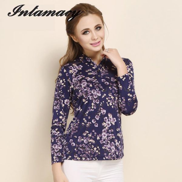 women's blouses & shirts silk knitting collar long sleeved shirt printing 100% real blouse, White
women's blouses & shirts silk knitting collar long sleeved shirt printing 100% real blouse, White