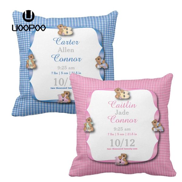 custom kids cushion cover cute baby pink blue and white plaid with bears square polyester children pillow case cushion/decorative
custom kids cushion cover cute baby pink blue and white plaid with bears square polyester children pillow case cushion/decorative