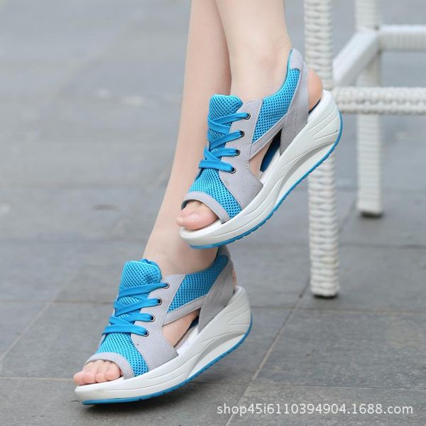 in summer 2021, fish mouth and thick bottom increased rocking shoes sandals, pine women's shoes, sports leisure mesh sandals, Black
in summer 2021, fish mouth and thick bottom increased rocking shoes sandals, pine women's shoes, sports leisure mesh sandals, Black