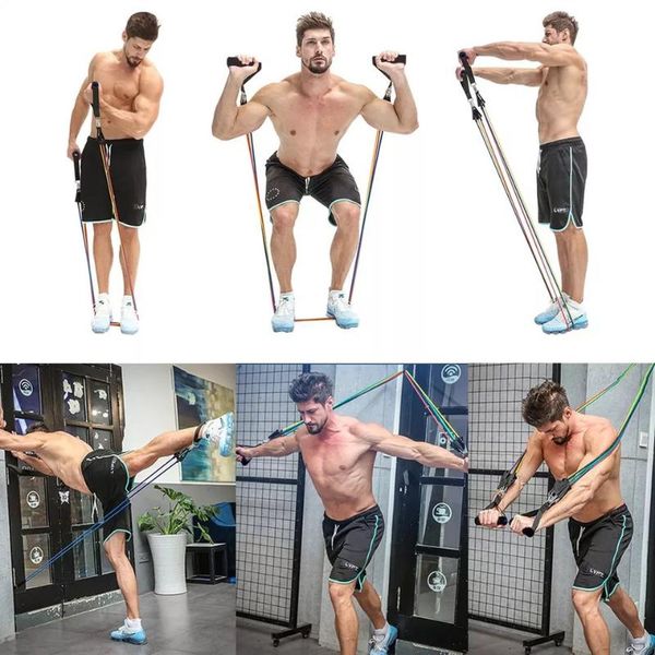 resistance bands 11pcs/set latex tube yoga fitness gym equipment exercise pull rope home elastic back muscle strength training
resistance bands 11pcs/set latex tube yoga fitness gym equipment exercise pull rope home elastic back muscle strength training