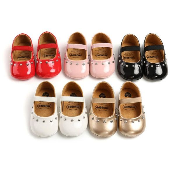 first walkers born baby girls rivet princess pu leather shoes anti slip soft sole non-slip
first walkers born baby girls rivet princess pu leather shoes anti slip soft sole non-slip