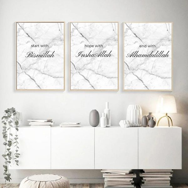 paintings bismillah inshaallah alhamdulillah islam marble poster prints islamic quotes wall art canvas painting pictures home decor
paintings bismillah inshaallah alhamdulillah islam marble poster prints islamic quotes wall art canvas painting pictures home decor