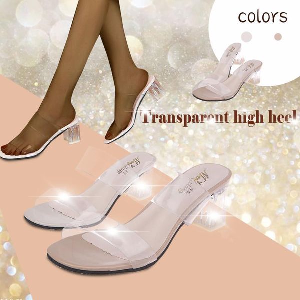 woman sandals ladies summer fashion thick heel transparent breathable women's high heels beach shoes slippers, Black
woman sandals ladies summer fashion thick heel transparent breathable women's high heels beach shoes slippers, Black