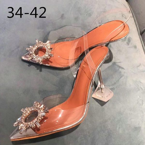 transparent crystal shoes 2021 summer pointed odd heel stiletto ladies sun decoration wild fairy sandals, Black
transparent crystal shoes 2021 summer pointed odd heel stiletto ladies sun decoration wild fairy sandals, Black