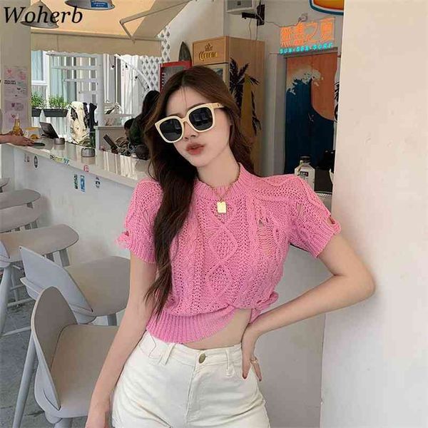 summer thin hollow out knitted korean women pullover jumpers short sleeve o-neck fashion loose ladies 210519, White;black
summer thin hollow out knitted korean women pullover jumpers short sleeve o-neck fashion loose ladies 210519, White;black