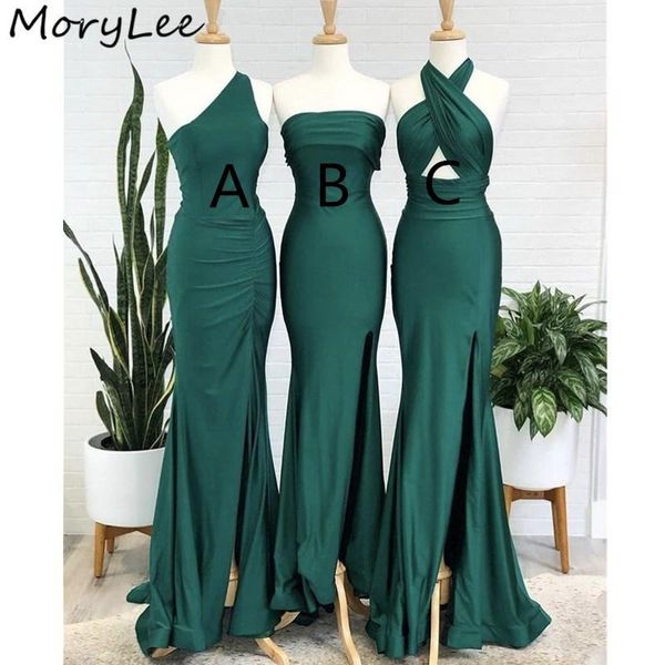 bridesmaid dress mermaid dresses green floor length sweep train silk satin pleated gowns wedding party bridemaid, White;pink
bridesmaid dress mermaid dresses green floor length sweep train silk satin pleated gowns wedding party bridemaid, White;pink