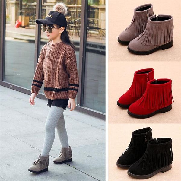 girls boots autumn and winter 2021 new quality girls tassel boots children warm snow cotton shoes zip, Black;grey
girls boots autumn and winter 2021 new quality girls tassel boots children warm snow cotton shoes zip, Black;grey