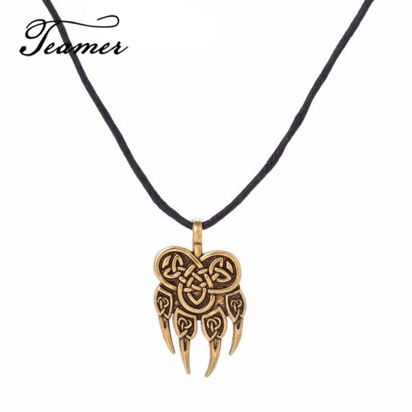 pendant necklaces teamer viking slavic necklace veles god symbol warding bear talisman amulet jewelry for man/woman, Silver
pendant necklaces teamer viking slavic necklace veles god symbol warding bear talisman amulet jewelry for man/woman, Silver