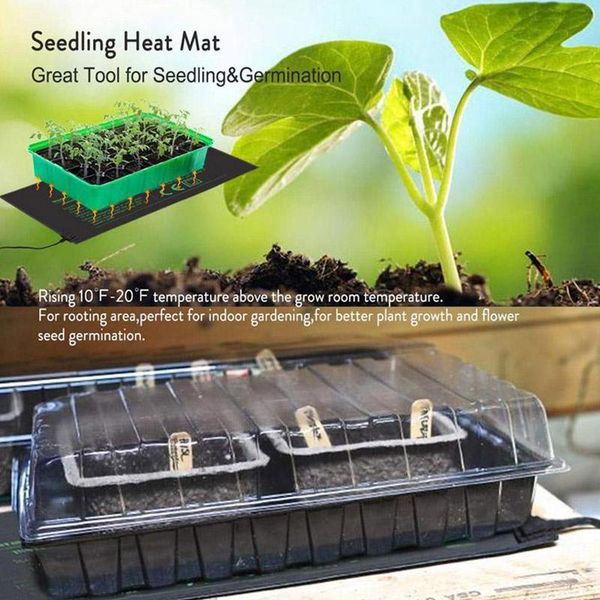 pc seedling heating mat 50x25cm waterproof plant seed germination propagation clone starter pad 110v/220v garden supplies planters & pots
pc seedling heating mat 50x25cm waterproof plant seed germination propagation clone starter pad 110v/220v garden supplies planters & pots