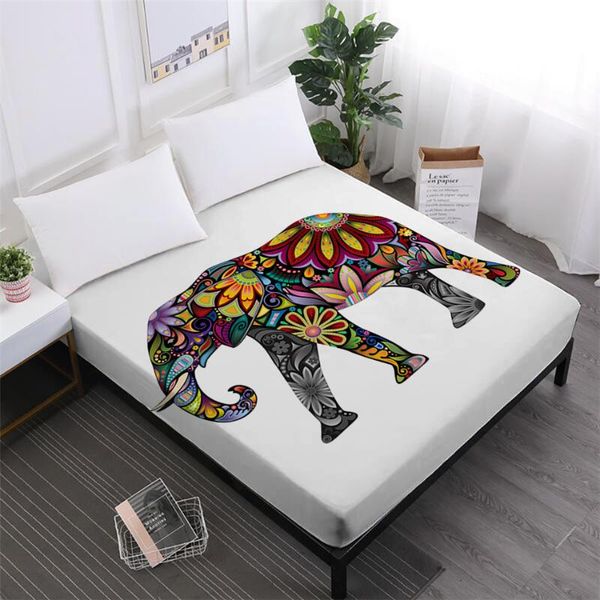 sheets & sets tribal elephant painting bed sheet colorful animal print fitted exotic india style mattress cover elastic band d25
sheets & sets tribal elephant painting bed sheet colorful animal print fitted exotic india style mattress cover elastic band d25