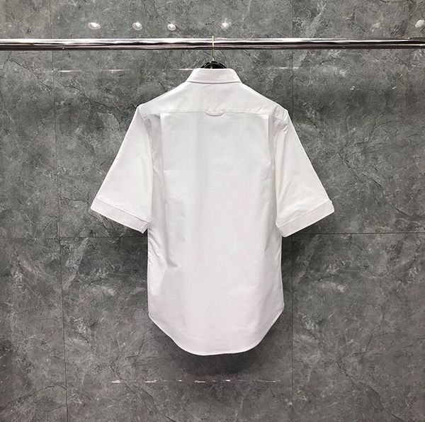 men's casual shirts 2021 fashion brand men slim white pocket stripes short shirt turn down collar oxford solid clothing, White;black
men's casual shirts 2021 fashion brand men slim white pocket stripes short shirt turn down collar oxford solid clothing, White;black