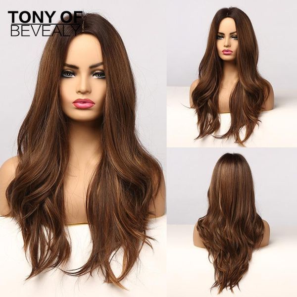 synthetic wigs long body wave ombre black to brown hair middle part natural wavy cosplay heat resistant for women
synthetic wigs long body wave ombre black to brown hair middle part natural wavy cosplay heat resistant for women