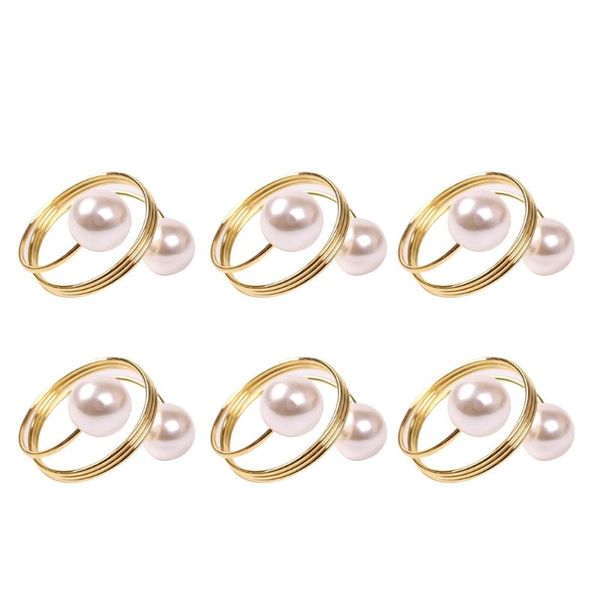 napkin rings 875a 6pcs buckle hoop circle serviette holder for wedding el