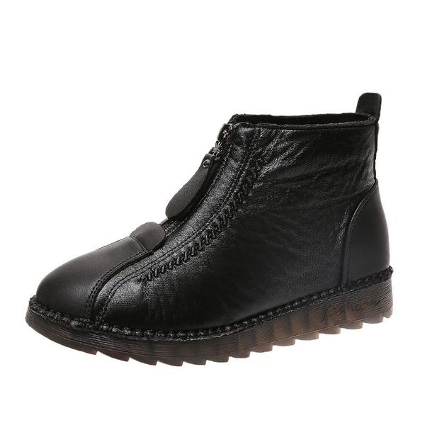 boots women's winter shoes for women snow fashion high casual ankle pu leather famale bottes chaussure femme, Black
boots women's winter shoes for women snow fashion high casual ankle pu leather famale bottes chaussure femme, Black