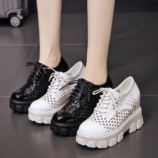 sandals small leather shoes summer 2021 versatile fashion super fire breathable hollow high women's thick bottom muffin, Black
sandals small leather shoes summer 2021 versatile fashion super fire breathable hollow high women's thick bottom muffin, Black