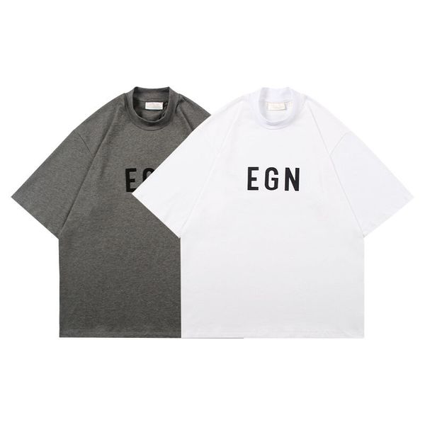 men's t-shirts ss quality zen essentials t shirts women couples cotton tees oversized basic t-shirt luxc, White;black