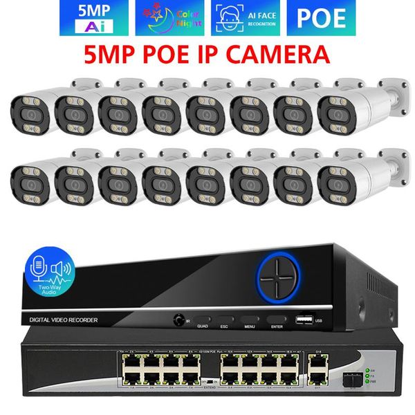 h.265 16ch poe nvr kit 5mp ai color night vision two way audio waterproof ip camera security system 4tb wireless kits
h.265 16ch poe nvr kit 5mp ai color night vision two way audio waterproof ip camera security system 4tb wireless kits