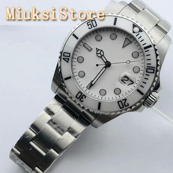 wristwatches 43mm men's luxury automatic mechanical watch nh35 movement sapphire glass ceramic bezel sterile dial waterproof, Slivery;brown
wristwatches 43mm men's luxury automatic mechanical watch nh35 movement sapphire glass ceramic bezel sterile dial waterproof, Slivery;brown