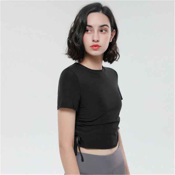 yoga outfit lu-36 with fitness sports quick-drying breathable drawstring running short sleeve
yoga outfit lu-36 with fitness sports quick-drying breathable drawstring running short sleeve