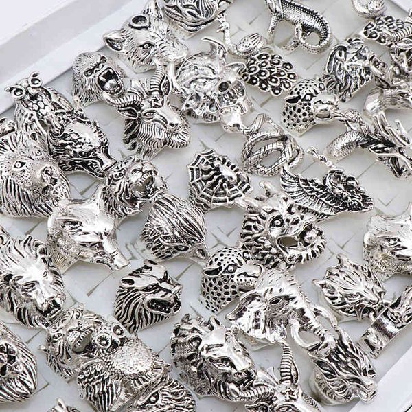 20pcs/lots mix snake owl dragon wolf elephant tiger etc animal style antique vintage jewelry rings for men women, Silver
20pcs/lots mix snake owl dragon wolf elephant tiger etc animal style antique vintage jewelry rings for men women, Silver