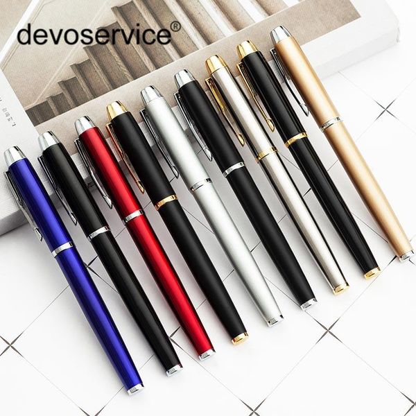 ballpoint pens fashion metal pen simple business gel school office roller ball for writing stationery supplies, Blue;orange
ballpoint pens fashion metal pen simple business gel school office roller ball for writing stationery supplies, Blue;orange