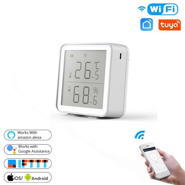 smart home control tuya life wifi temperature and humidity sensor indoor hygrometer thermometer with lcd display for alexa google assistant
smart home control tuya life wifi temperature and humidity sensor indoor hygrometer thermometer with lcd display for alexa google assistant