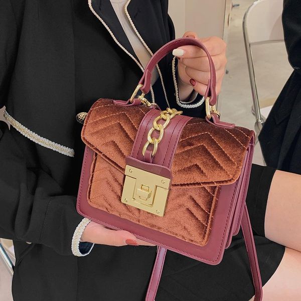 evening bags autumn and winter women shoulder classic velvet bag metal button handbag tote messenger
evening bags autumn and winter women shoulder classic velvet bag metal button handbag tote messenger