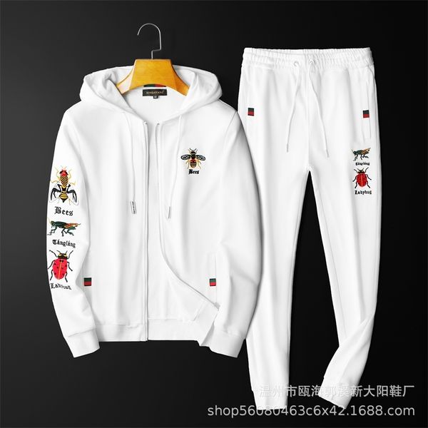luxury iug autumn and winter new style sweater pure cotton leisure fashion trend men's two-piece set, Gray
luxury iug autumn and winter new style sweater pure cotton leisure fashion trend men's two-piece set, Gray