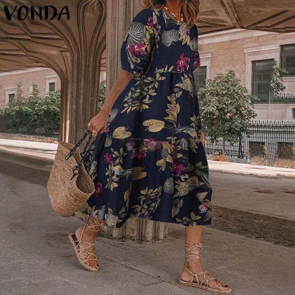 party dresses vonda mid-calf length dress 2021 women casual o neck short lantern sleeve printed summer loose bohemian vestidos, White;black
party dresses vonda mid-calf length dress 2021 women casual o neck short lantern sleeve printed summer loose bohemian vestidos, White;black