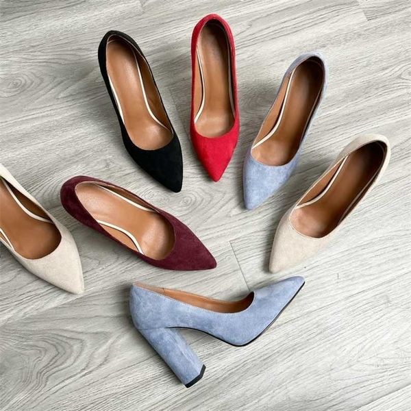 10cm pumps women fashion chunky heel shoes female blue red black burgundy classic high heels pointed toe plus size 211101
10cm pumps women fashion chunky heel shoes female blue red black burgundy classic high heels pointed toe plus size 211101