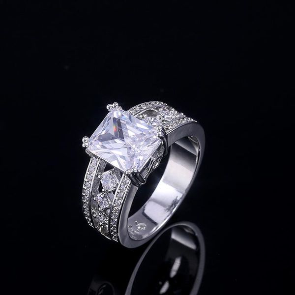 wedding rings huitan luxury trendy bands wholesale cool women gothic solitaire square dazzling cubic zircon stone bridal ring, Slivery;golden
wedding rings huitan luxury trendy bands wholesale cool women gothic solitaire square dazzling cubic zircon stone bridal ring, Slivery;golden