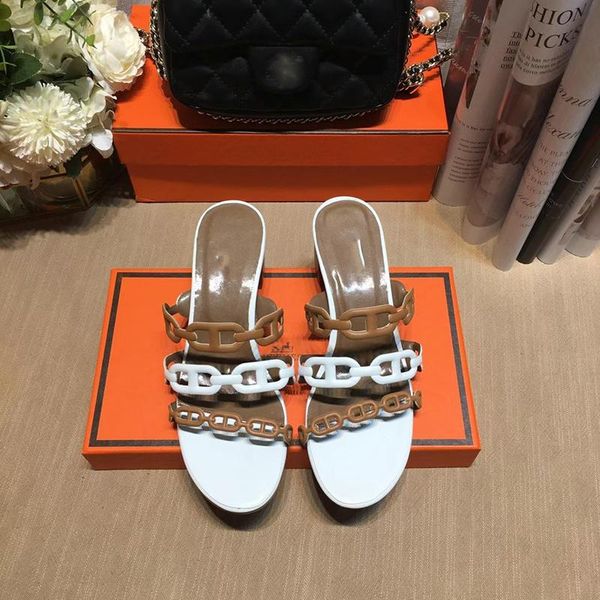 slippers women square heel chunky heels chain color luxury designer sandals woman real leather 2021 summer party shoes, Black
slippers women square heel chunky heels chain color luxury designer sandals woman real leather 2021 summer party shoes, Black