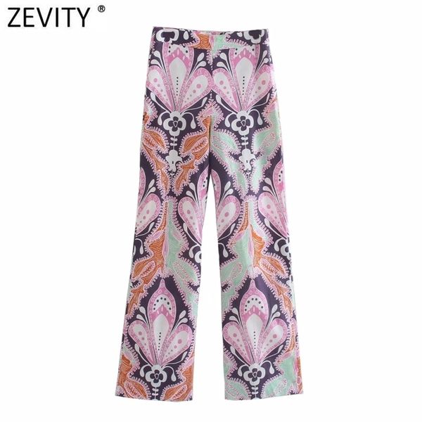 zevity women vintage totem floral print casual slim straight pants retro female chic side zipper summer long trousers p1115 210925, Black;white
zevity women vintage totem floral print casual slim straight pants retro female chic side zipper summer long trousers p1115 210925, Black;white