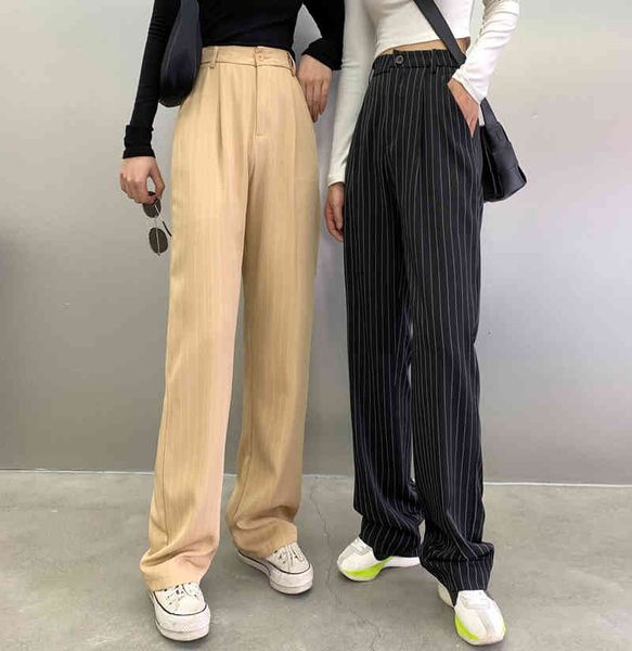 pants spring summer striped pants for women fashion high waist straight office lady trouser hcv8 vcxu, Black;white
pants spring summer striped pants for women fashion high waist straight office lady trouser hcv8 vcxu, Black;white