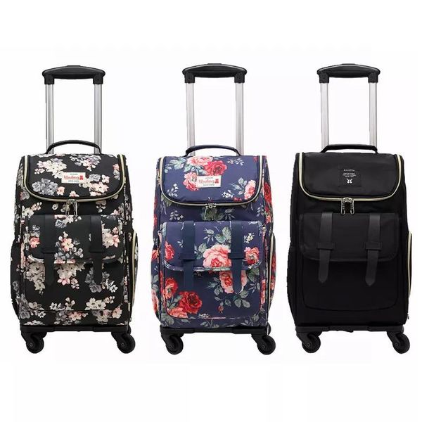 suitcases detachable trolley bag backpack dual purpose girl women shopping rolling luggage on wheels
suitcases detachable trolley bag backpack dual purpose girl women shopping rolling luggage on wheels
