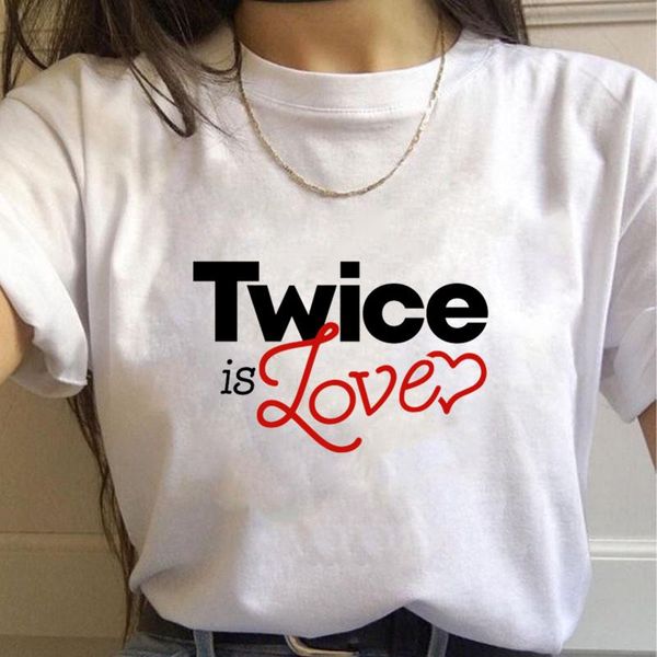 women's t-shirt twice korean style kpop women t shirt harajuku streetwear is love hip hop vintage aesthetic fans clothes, White
women's t-shirt twice korean style kpop women t shirt harajuku streetwear is love hip hop vintage aesthetic fans clothes, White