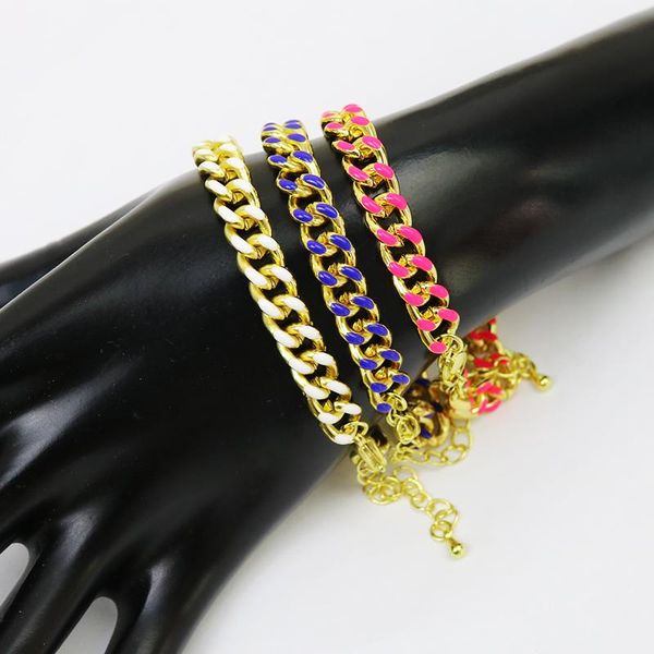 beaded, strands 10 pieces enamel twisted chain fashion jewelry bracelet charms accessories bracelets for women 9884, Black
beaded, strands 10 pieces enamel twisted chain fashion jewelry bracelet charms accessories bracelets for women 9884, Black
