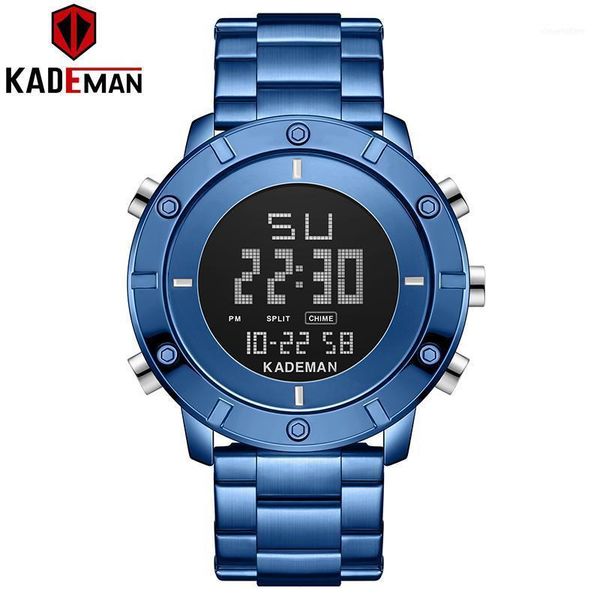 wristwatches kademan luxury watches business men sport watch stainless steel 3atm digital wristwatch original brand casual clock 2021 man1, Slivery;brown
wristwatches kademan luxury watches business men sport watch stainless steel 3atm digital wristwatch original brand casual clock 2021 man1, Slivery;brown