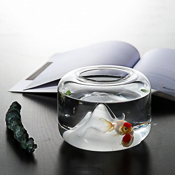 aquariums creative transparent glass fish bowl snow mountain tanks deskmicro landscape jar pet supplies home decor
aquariums creative transparent glass fish bowl snow mountain tanks deskmicro landscape jar pet supplies home decor