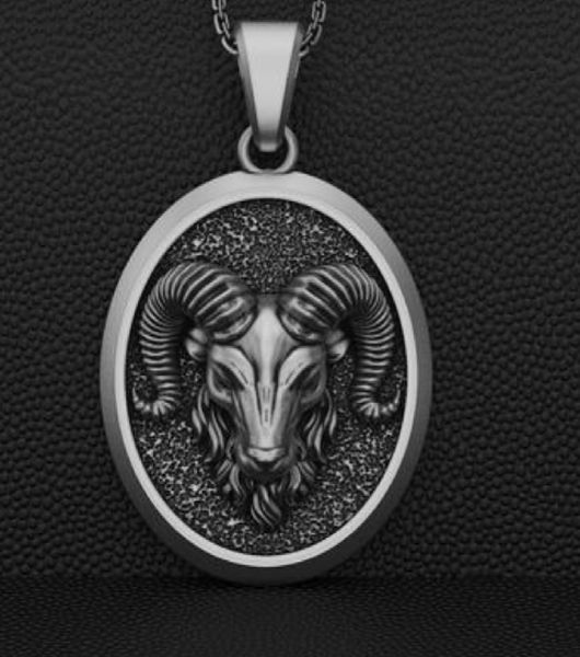 new personalized ram necklace aries pendant constellation gift neutral gift animal pendant necklace, Silver
new personalized ram necklace aries pendant constellation gift neutral gift animal pendant necklace, Silver