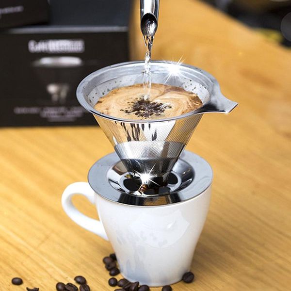 coffee filters reusable filter stainless steel dripper mesh cone drip portable pour over tea infuser tools
coffee filters reusable filter stainless steel dripper mesh cone drip portable pour over tea infuser tools